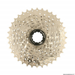 Cassette 9 vitesses 11-36 m98 pour shimano nickel (11-13-15-18-21-24-28-32-36) marque Sunrace