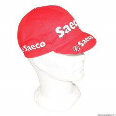 Casquette vélo équipe vintage saeco