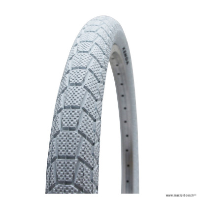 Pneu vélo BMX 20x1.95 marque Kenda slick couleur blanc