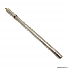 Pompe traditionnelle marque Newton acier valve presta-schrader l380mm couleur argent