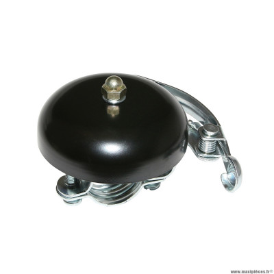 Sonnette timbre marque marque Newton retro couleur noir diamètre 57mm