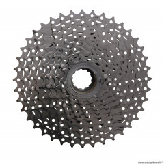 Cassette 10 vitesses 11-40 ms3 pour shimano noir (11-13-15-18-21-24-28-32-36-40) marque Sunrace