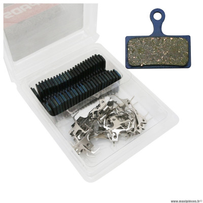 Box 25 paires de plaquettes de frein organic vélo VTT pour shimano xt m8000-m785 - xtr m9000-m985 slx m666-m675 marque Newton