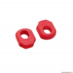 Protection manivelle crank amor xl couleur rouge (52x42,5x17,5mm) marque Zéfal (vendu par 2)