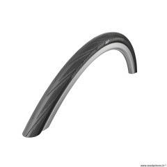 Pneu vélo route 700x28 marque Schwalbe lugano2 couleur noir