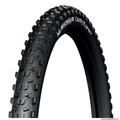 Pneu vélo VTT 27.5x2.10 marque Michelin country grip'r couleur noir (tubetype-tubeless)