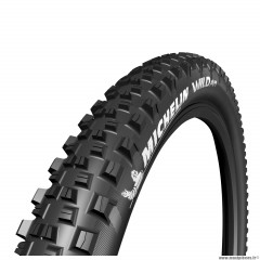 Pneu vélo VTT 27.5x2.35 marque Michelin wild am performance couleur noir (tubeless-tubetype)