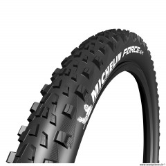 Pneu vélo VTT 27.5x2.35 marque Michelin force am performance couleur noir (tubeless-tubetype)
