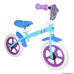 Draisienne 12 pouces frozen fille couleur bleu clair