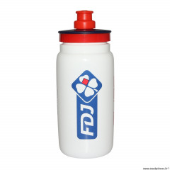 Bidon marque élite Groupama fdj couleur blanc 550ml