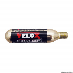 Cartouche co2 fileté velox 16g pour vélo