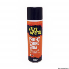 Nettoyant vélo 500ml marque weldtite dirtwash protect e shine finition brillant (spray)