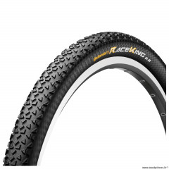 Pneu vélo VTT 29x2.20 marque Continental race king shield wall couleur noir (tubetype-tubeless)