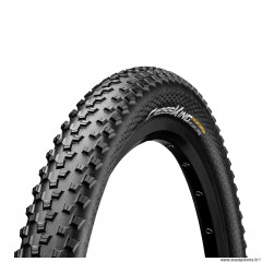 Pneu vélo VTT 29x2.30 marque Continental x-king shield wall couleur noir (tubetype-tubeless)