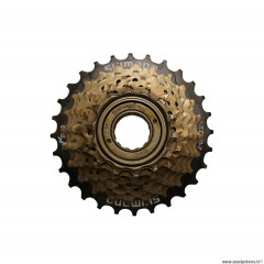 Roue libre 7 vitesses 14-28 bronze-noir marque Shimano