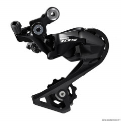 Dérailleur route arrière 11 vitesses 105 r7000 noir double marque Shimano