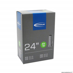 Chambre à air 24x1.50-2.35 valve standard (AV10) marque Schwalbe