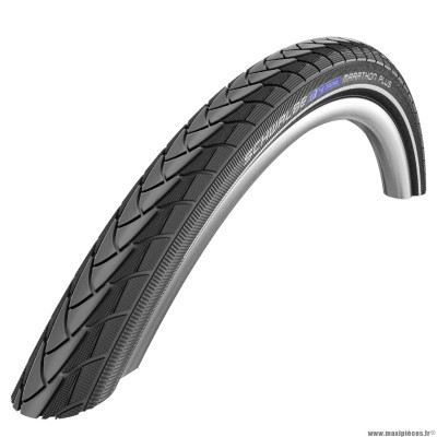 Pneu vélo VTT 26x1.50 marque Schwalbe marathon plus couleur noir (renfort 5mm flanc reflex)