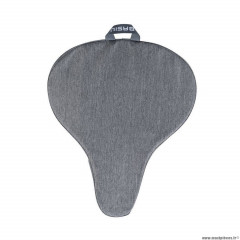 Couvre selle vélo couleur gris clair waterproof marque Basil