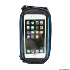 Sacoche de cadre-potence vélo pour smartphone - i-phone fixation à velcro (19.5x10x9cm)