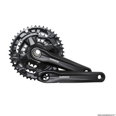 Pédalier vélo VTT 9 vitesses mt210 170mm 44-32-22 intégré marque Shimano