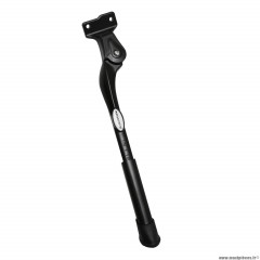 Béquille vélo latérale arrière newton 24-29 pouces couleur noire réglable fixation 2 vis sur base entraxe 40mm