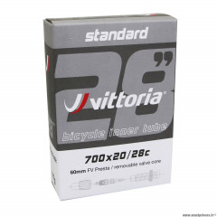 Chambre à air 700x23-28 lite valve presta 60mm marque Vittoria