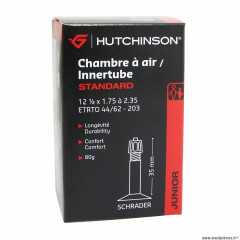 Chambre à air 12 1-2x1.75 valve standard 35mm 80g marque Hutchinson