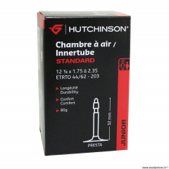 Chambre à air 12 1-2x1.75 valve presta 32mm 80g marque Hutchinson