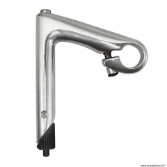 Potence pour vélo route-fixie à plongeur 22,2 argent l100mm marque Newton