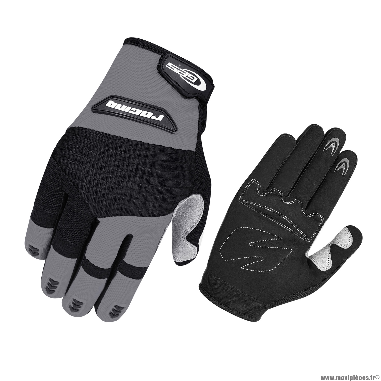 Paire gants été courts vélo enfant XS Spider Pro Chiba noir/jaune - Maxi  pièces vélo