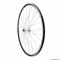 Roue vélo route 700 élan avant cfx couleur noire moyeu aluminium 32 trous marque Vélox * Prix spécial !