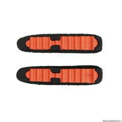 Patin de frein route abs pour shimano couleur orange-noir marque Newton (vendu par 2)