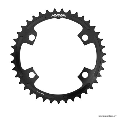 Plateau vélo route 4 branches 39 dents intérieur type shimano ultegra r8000 noir utg s8 11 vitesses marque Miche