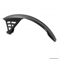 Garde boue pour vélo VTT arrière 27.5-29 pouces deflector rs75 résine noir attache universelle sur haubans marque Zéfal