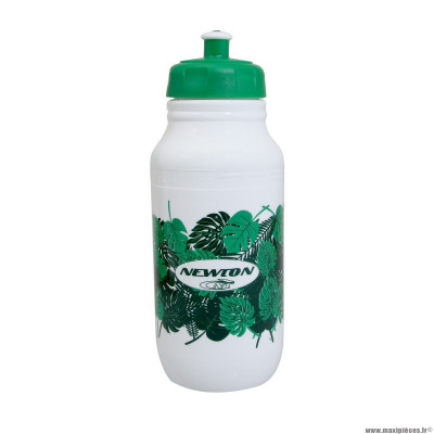 Bidon vissable 600ml marque newton two blanc déco tropical