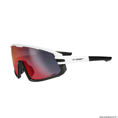 Lunettes vélo pour adulte marque Gist next monture couleur blanc