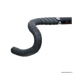 Ruban de guidon vélo grade couleur noir-reflex (réfléchissant pour être visible) marque BikeRibbon