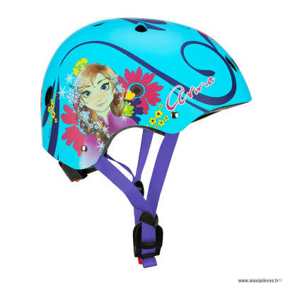 Casque vélo pour enfant taille 54-58 marque Disney v3 frozen bleu avec molette réglage