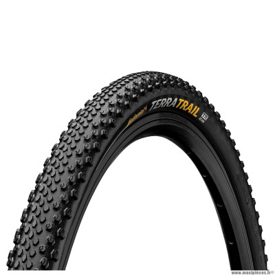 Pneu vélo gravel 700x40 marque Continental terra trail couleur noir (tubetype-tubeless)