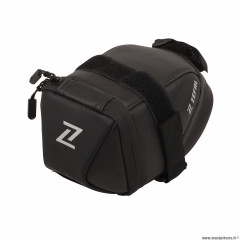 Sacoche de selle vélo iron pack m 0.9 litres couleur noir fixation double sangles marque Zéfal