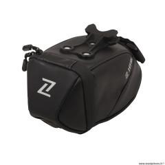 Sacoche de selle vélo iron pack 0.9 litres couleur noir fixation rail de selle marque Zéfal