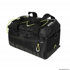 Sacoche arrière vélo miles 7 litres noir waterproof (21x32x19cm) marque Basil