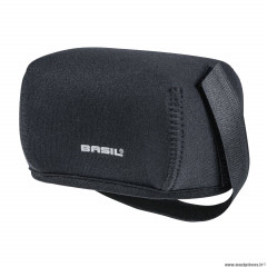 Housse protection de batterie arrière pour shimano steps et autres modèles neoprene couleur noir marque Basil