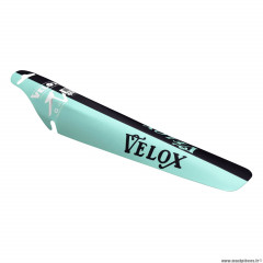Garde boue vélo de route-VTT clipsable arrière couleur vert céleste-noir clipsable sous la selle marque Vélox