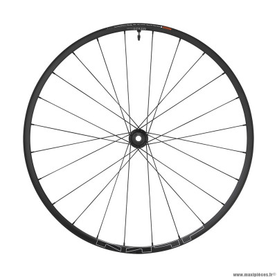 Roue vélo VTT 29 pouces mt620 disc centerlock avant couleur noir tubeless axe traversant 15-110 - largeur jante extérieur 34.5mm marque Shimano