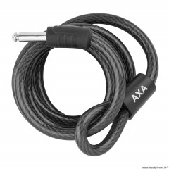 Antivol type cable à boucle rld pour fer à cheval plug diamètre 12mm l1.80m marque Axa-Basta