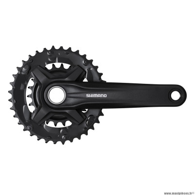 Pédalier vélo VTT 9 vitesses mt210 170mm 36-22 boost intégré marque Shimano