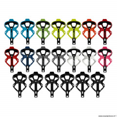 Porte bidon vélo pulse b2 - assortiment de 20 bidon vélos (2 bleu cyan, 1 vert, 2 jaune fluo, 1 orange, 2 rouge, 1 bleu, 6 noir, 2 gris, 2 blanc, 1 rose) marque Zéfal