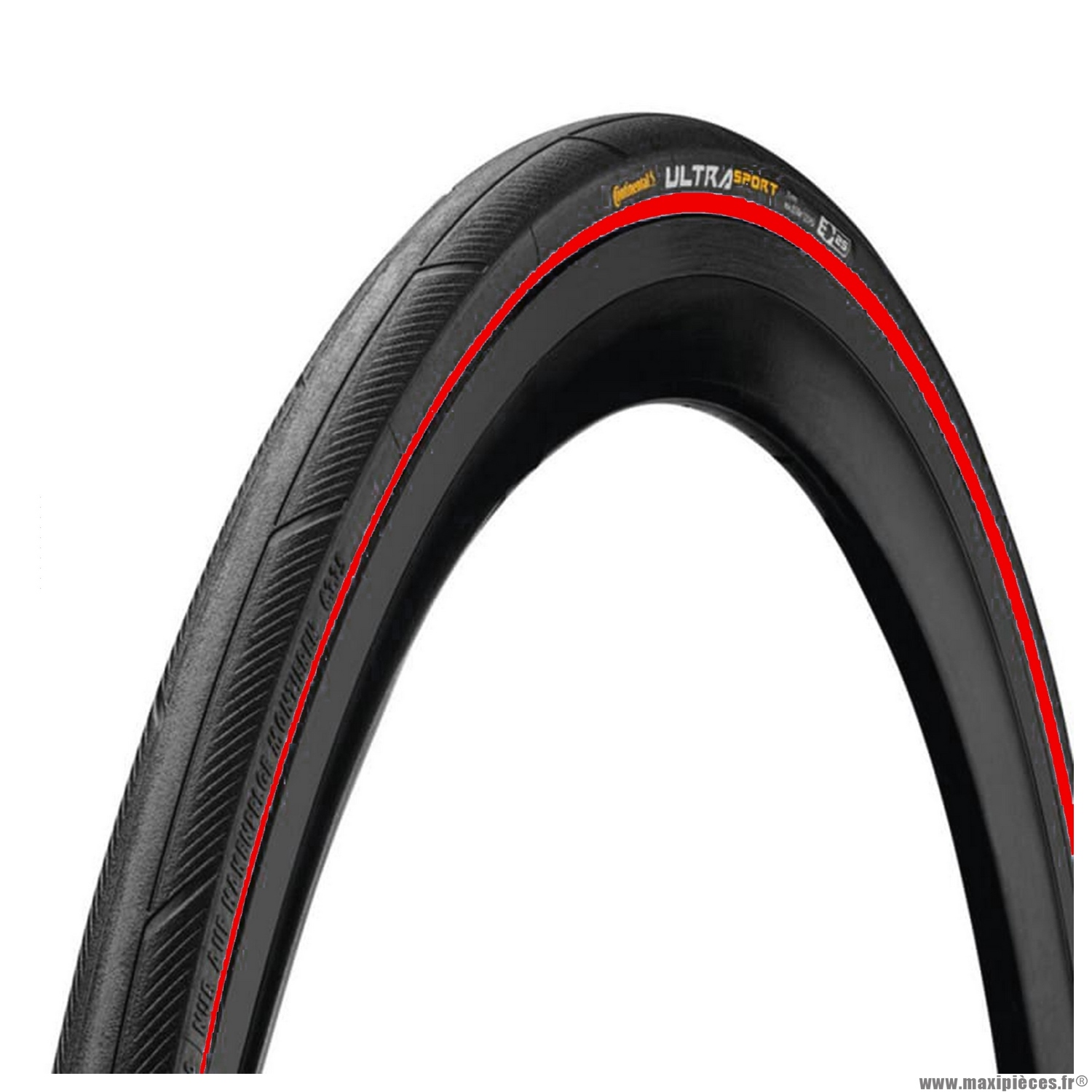 Pneu 700x23 sport3 180tpi rouge Continental Pièce de Vélo Route Maxi pièces vélo Pneu 700x23 sport3 180tpi rouge Continental Pièce de Vélo Route Maxi pièces vélo